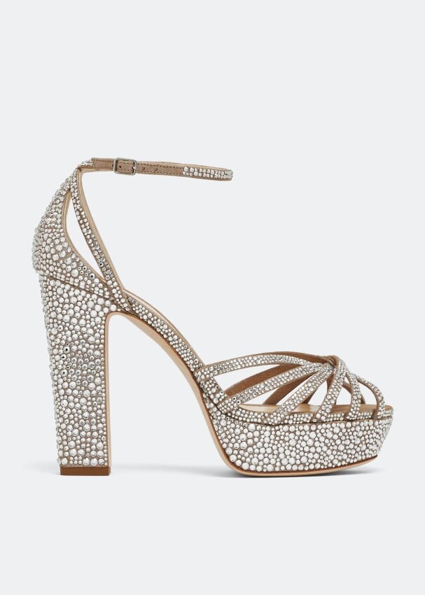

Сандалии Jimmy Choo Isra 120, серебряный