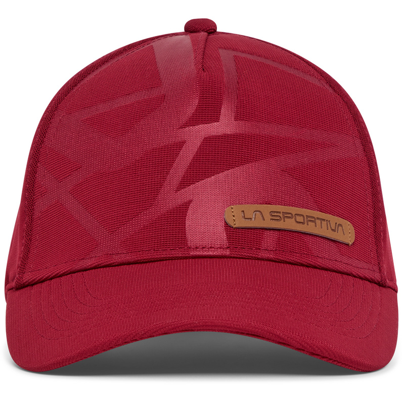 Кепка дальнобойщика Сквама La Sportiva, красный бейсболка для взрослых сетчатая кепка однотонная женская дышащая шляпа без рисунка демисезонная кепка приталенная кепка в стиле хип хоп
