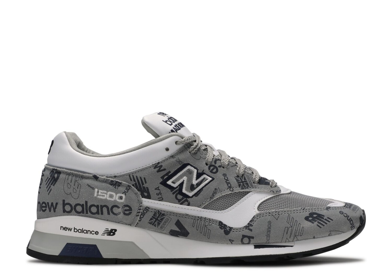 

Кроссовки New Balance 1500 Made In England 'Logos', серый