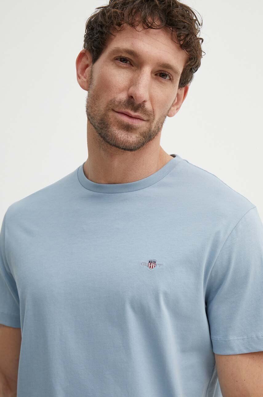 

Футболка Gant из хлопка, синий