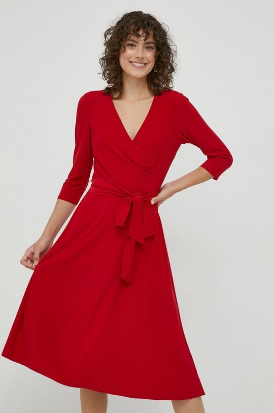 

Платье Лорен Ральф Лорен Lauren Ralph Lauren, красный