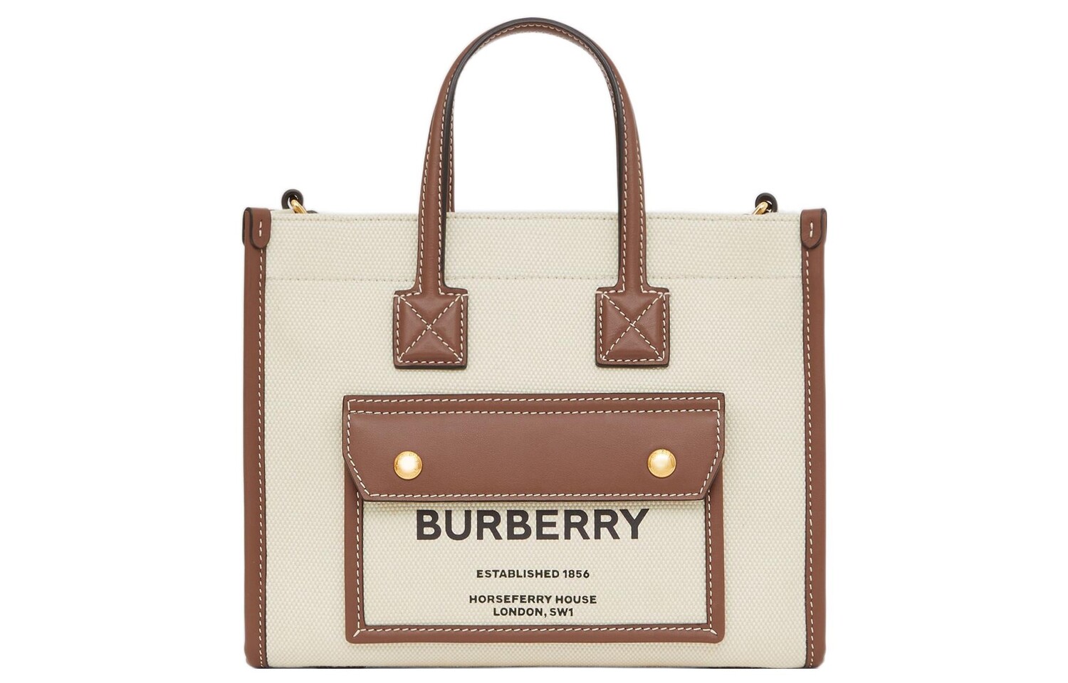 

Сумочка женская Burberry Unisex Freya Mini через плечо, коричневый