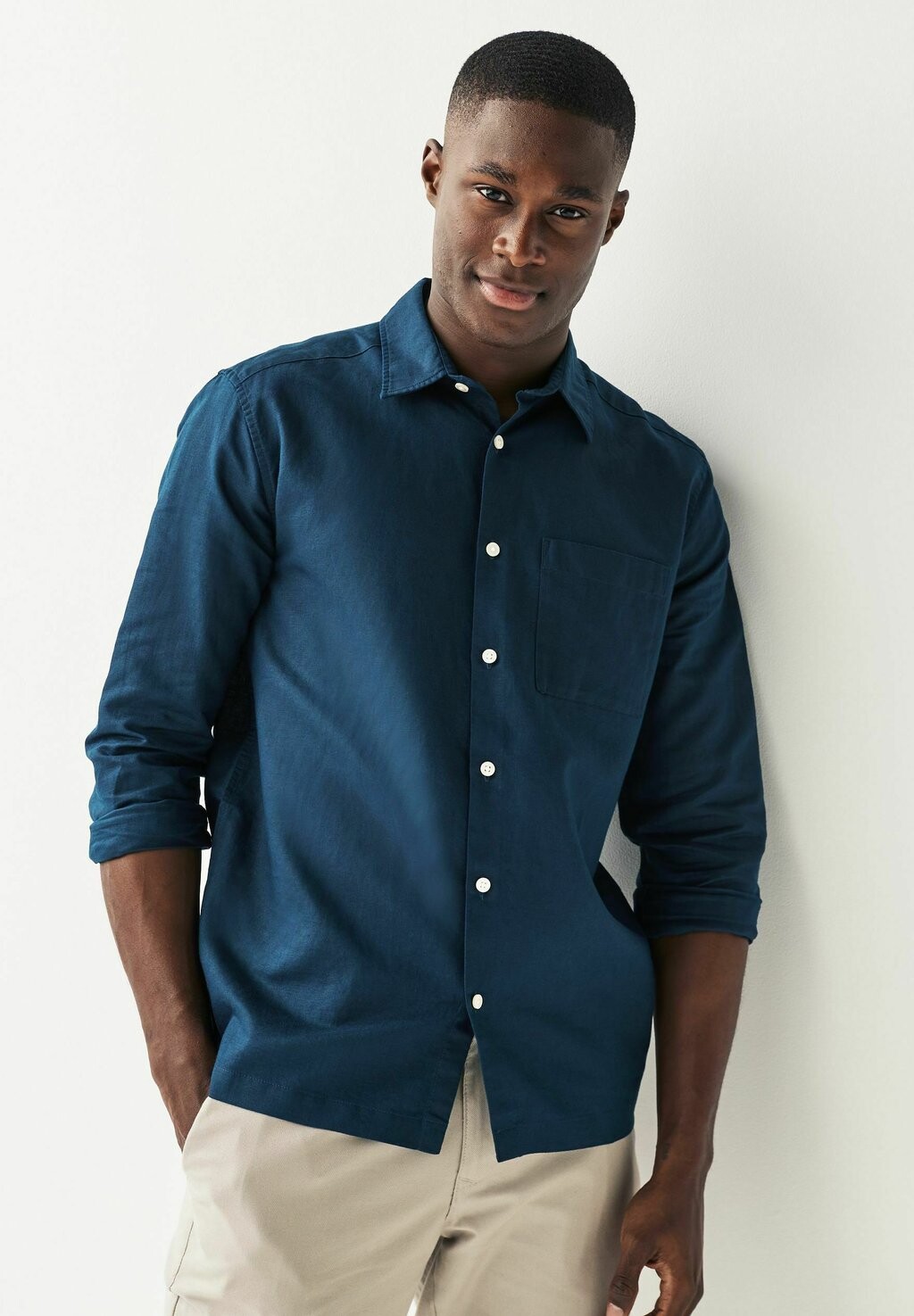 

Рубашка Blend Long Sleeve Regular Fit Next, цвет navy