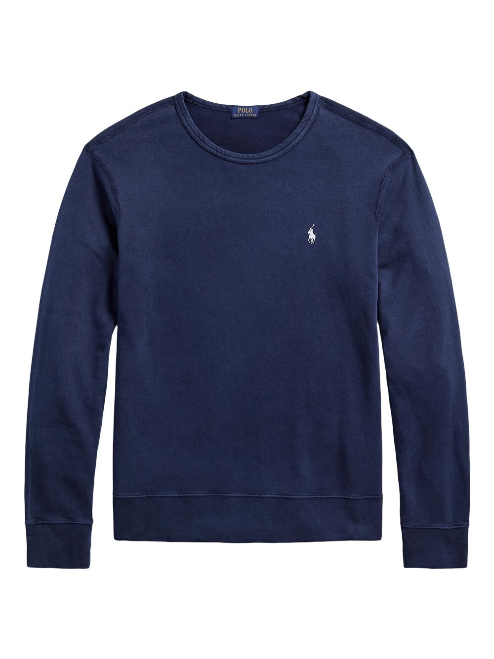 

Хлопковый свитер с круглым вырезом Polo Ralph Lauren, нави