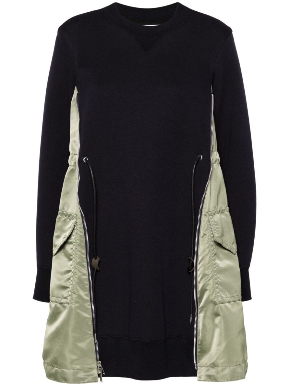 

Sacai мини-платье с панелями, синий