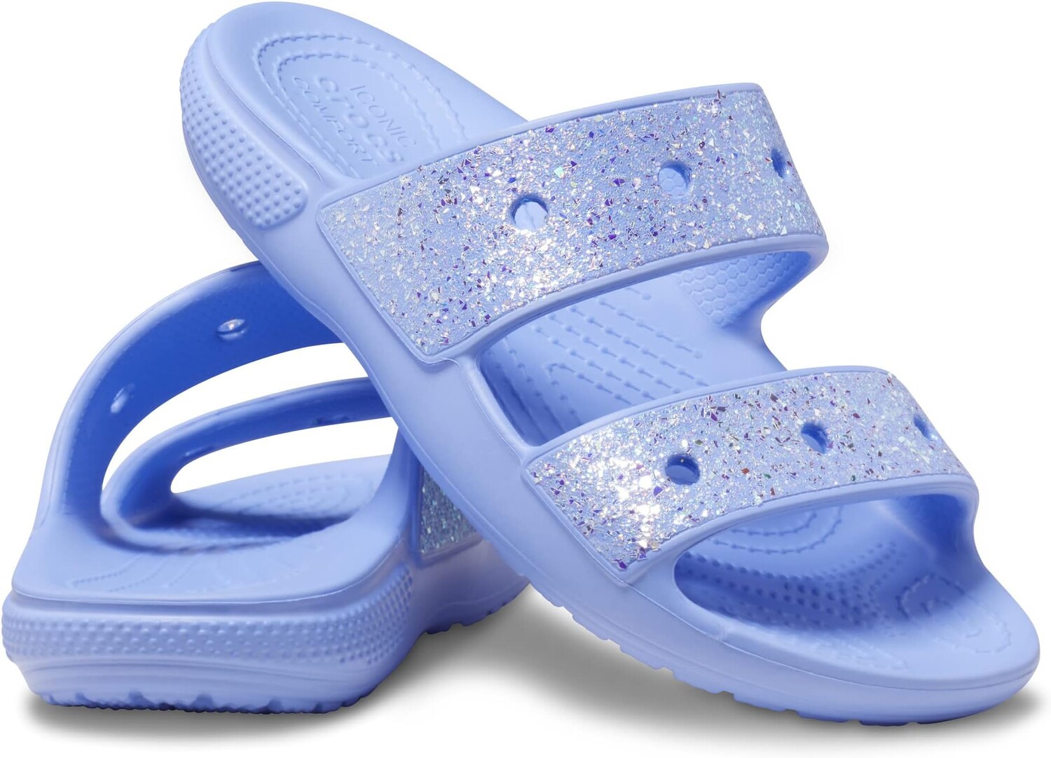 

Сандалии на плоской подошве Classic Sandal Crocs, цвет Moon Jelly