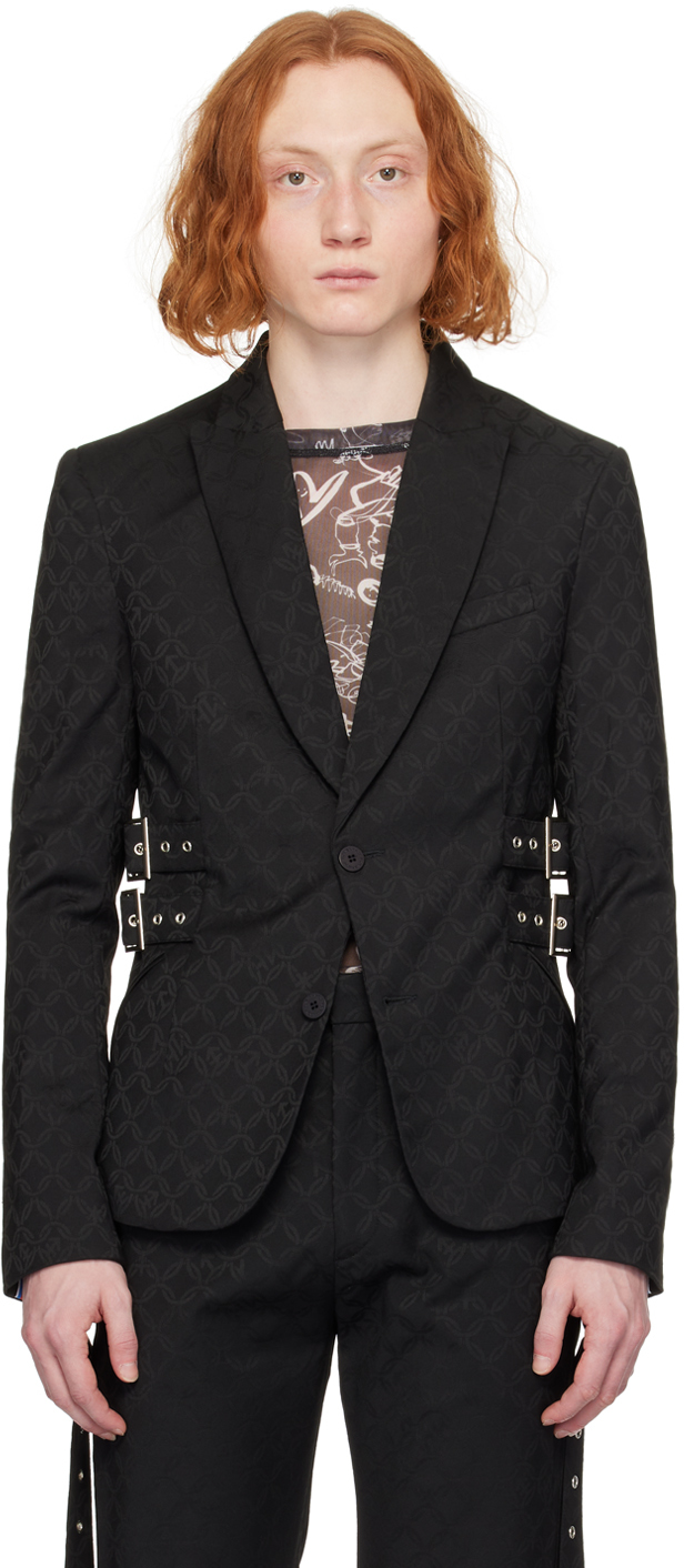 Черный пиджак в стиле Глазго Charles Jeffrey Loverboy, цвет Black