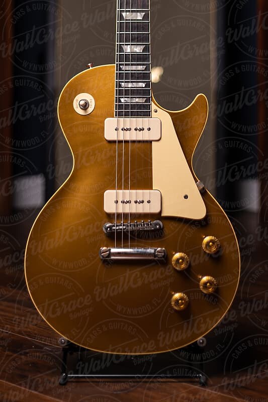 

Электрогитара Gibson 1956 Les Paul Gold Top Custom Shop Reissue - Double Gold VOS