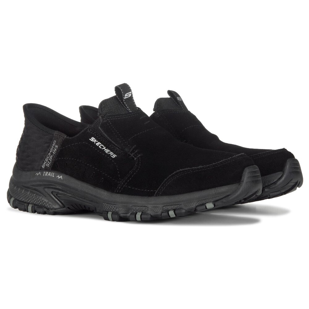 

Женские слипоны Hillcrest Sunapee для походов без шнуровки Skechers, черный