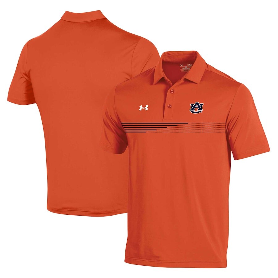 

Поло с коротким рукавом Under Armour Auburn Tigers, оранжевый