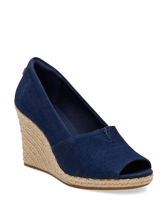 

Женские туфли-лодочки Michele без шнуровки на танкетке эспадрильи TOMS