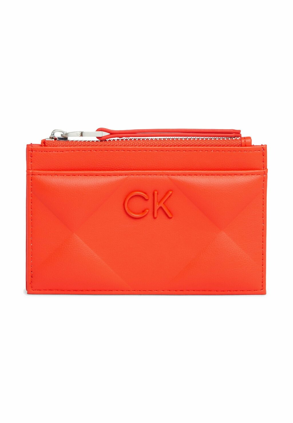 

Кошелек Quilted Calvin Klein, цвет flame