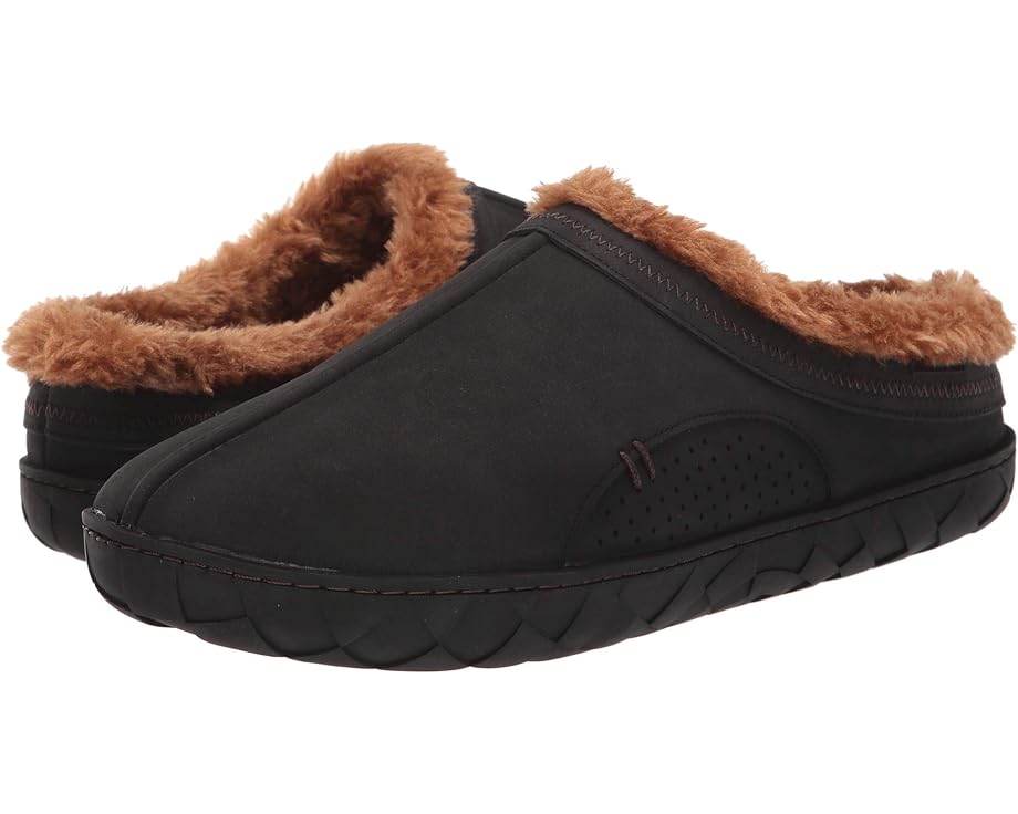 Домашняя обувь Flojos Que Lined Slipper, цвет Black/Brown