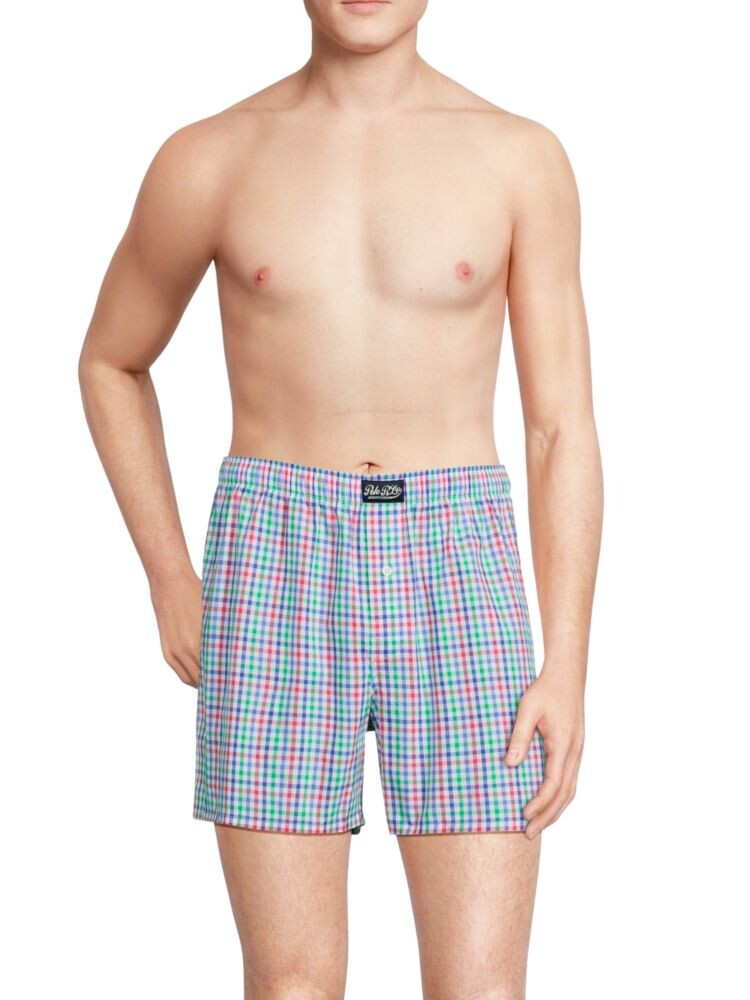 

Клетчатые боксеры классического кроя Polo Ralph Lauren, цвет Blue Multicolor