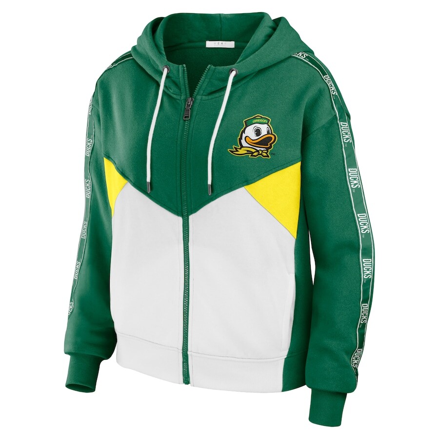 

Толстовка на молнии WEAR by Erin Andrews Oregon Ducks, зеленый