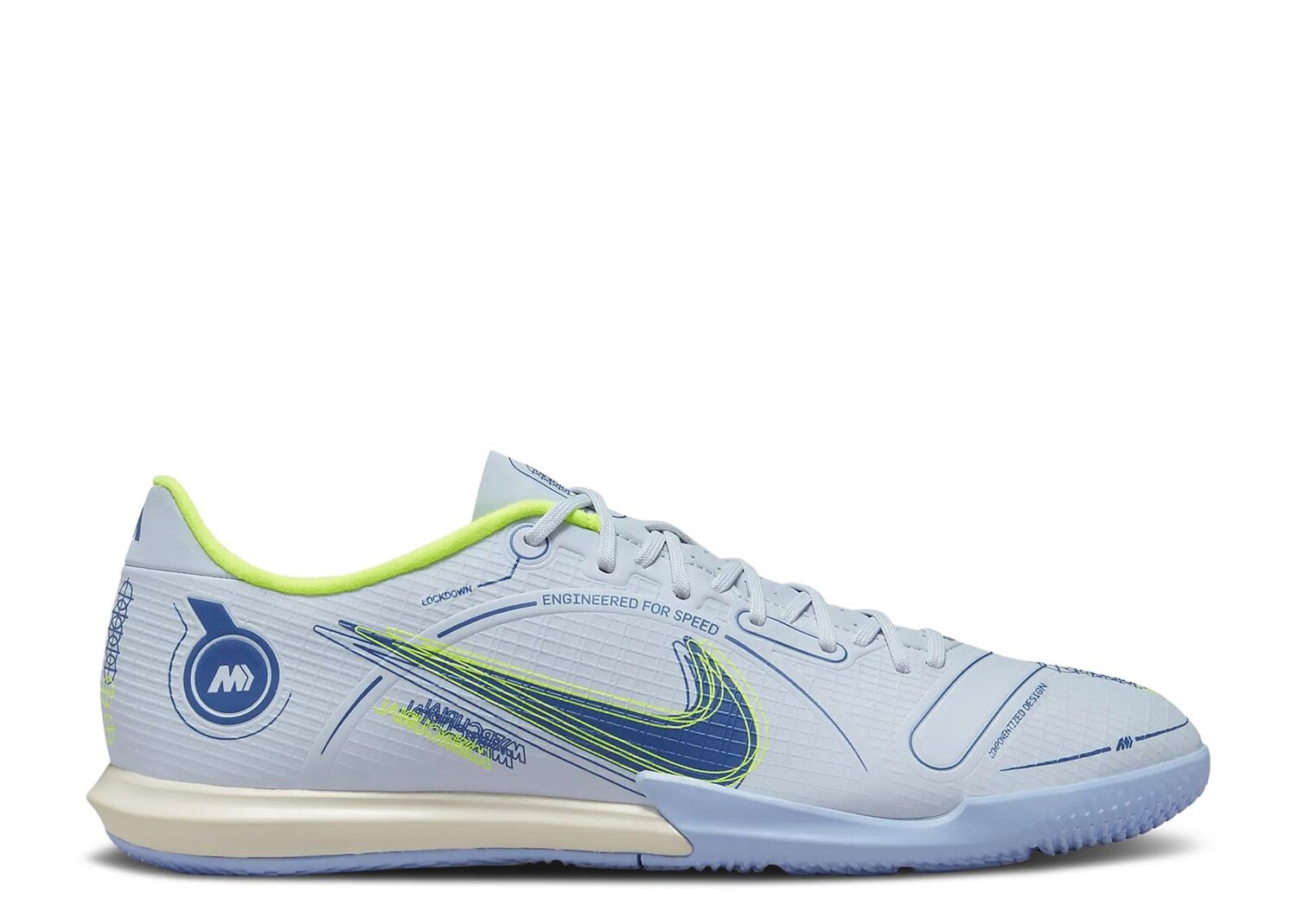 

Кроссовки Nike Mercurial Vapor 14 Academy Ic 'Grey Light Marine', серый
