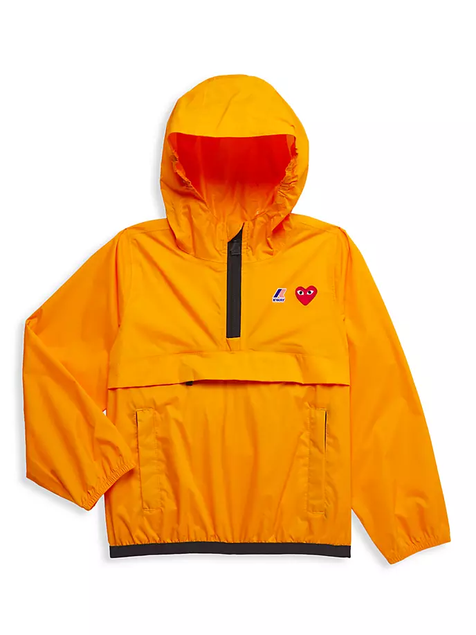 

Куртка с капюшоном Little Boy's & Boy's PLAY COMME DES GARCONS x K-WAY Comme Des Garçons Play, цвет orange