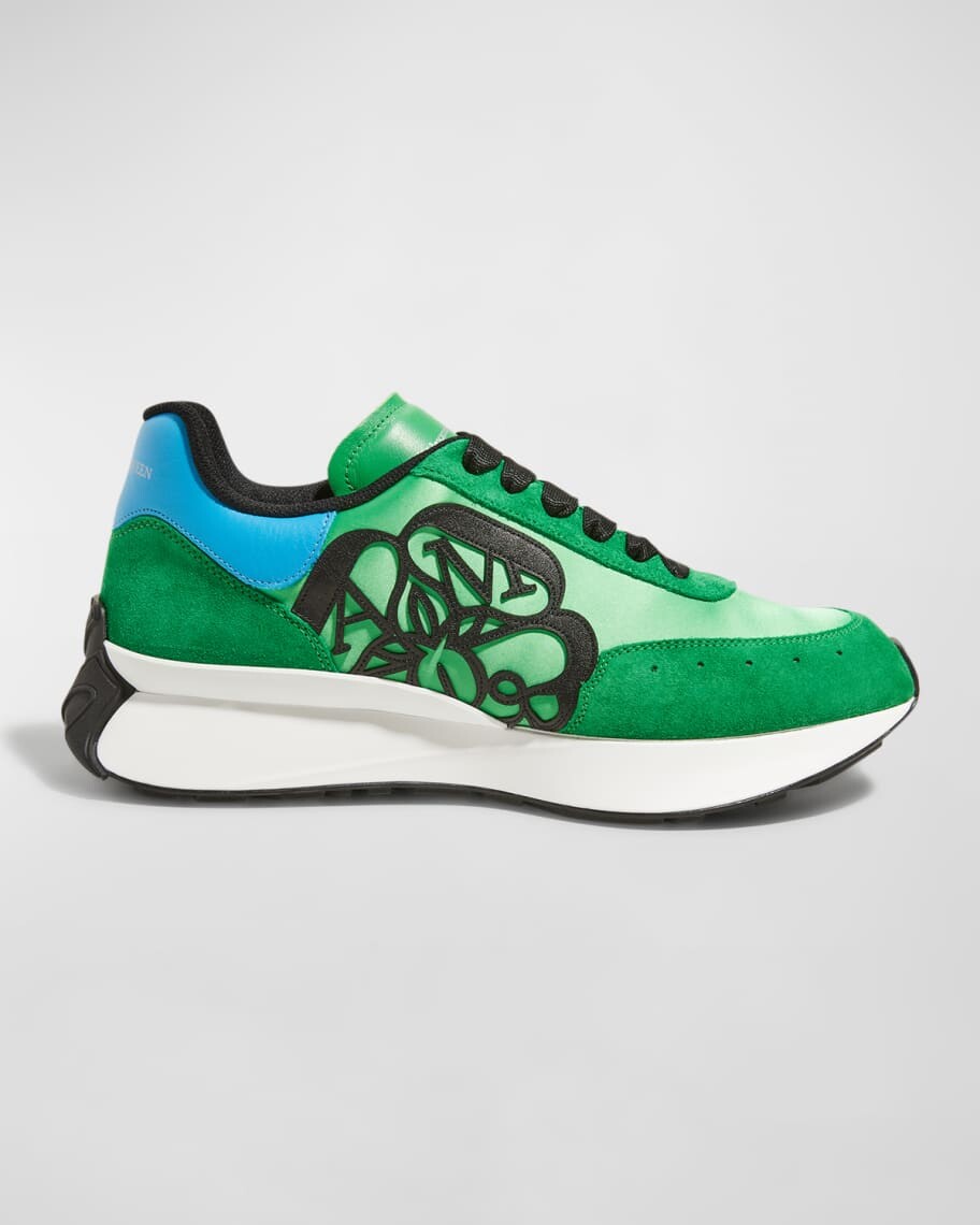 

Мужские беговые кроссовки AM-Logo Appliqué из вискозы Alexander McQueen