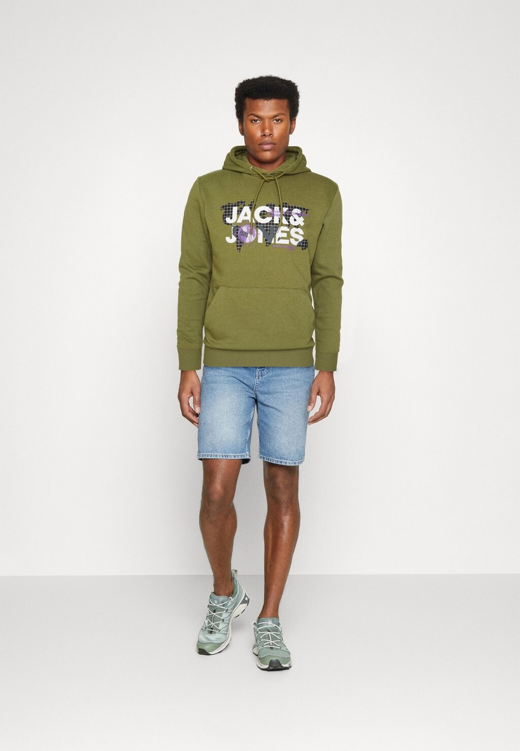 

Худи Jack & Jones Jcodust Hood 2 Pack, черный / оливковая ветвь, Зеленый