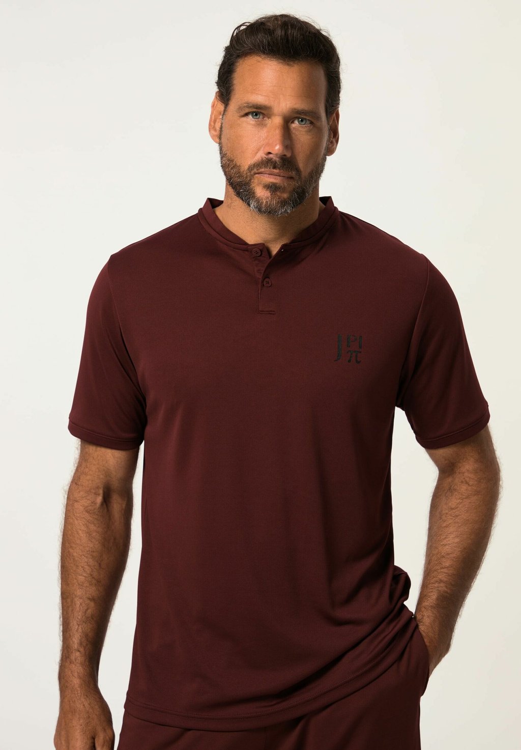 Базовая футболка Henley Fonctionnel Quick-Dry Respirant JP1880, цвет rost