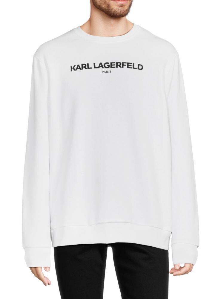 

Толстовка с логотипом Karl Lagerfeld Paris, белый