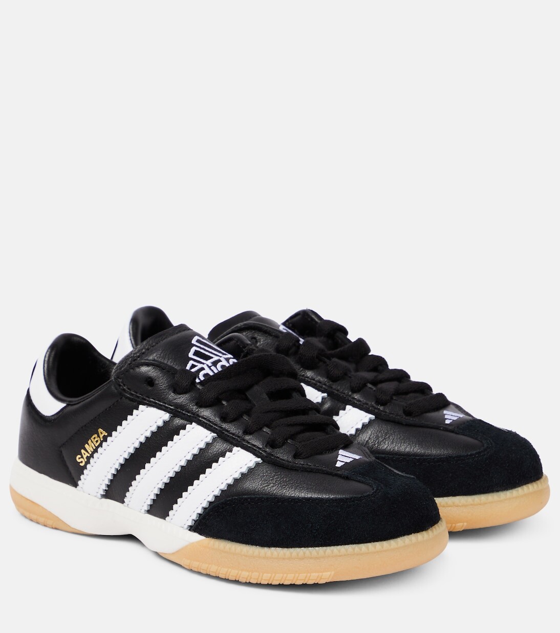 

Кожаные кроссовки Samba Millenium Adidas, черный