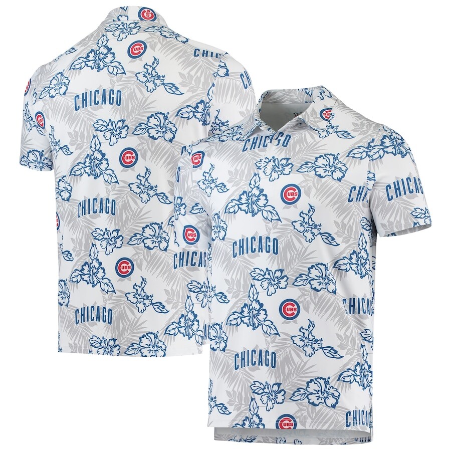 

Поло с коротким рукавом Reyn Spooner Chicago Cubs, белый