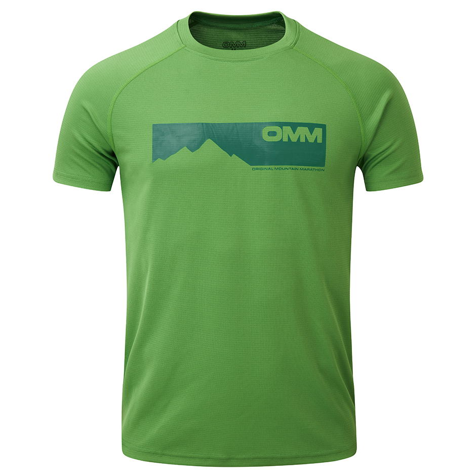 цена Функциональная рубашка Omm Bearing Tee S/S, цвет Green Mountains