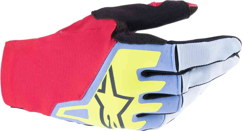 Перчатки Techstar для мотокросса Alpinestars, синий/красный перчатки ветеринарные защитные 35 см