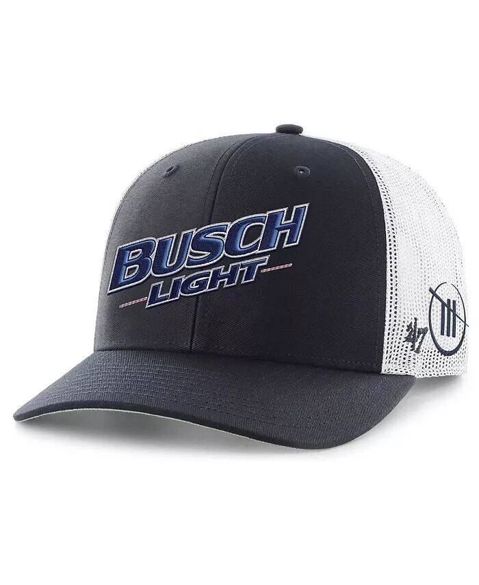 

47 Мужская темно-синяя регулируемая шляпа Ross Chastain Busch Light Darlington Throwback Rope Trucker '47 Brand, синий