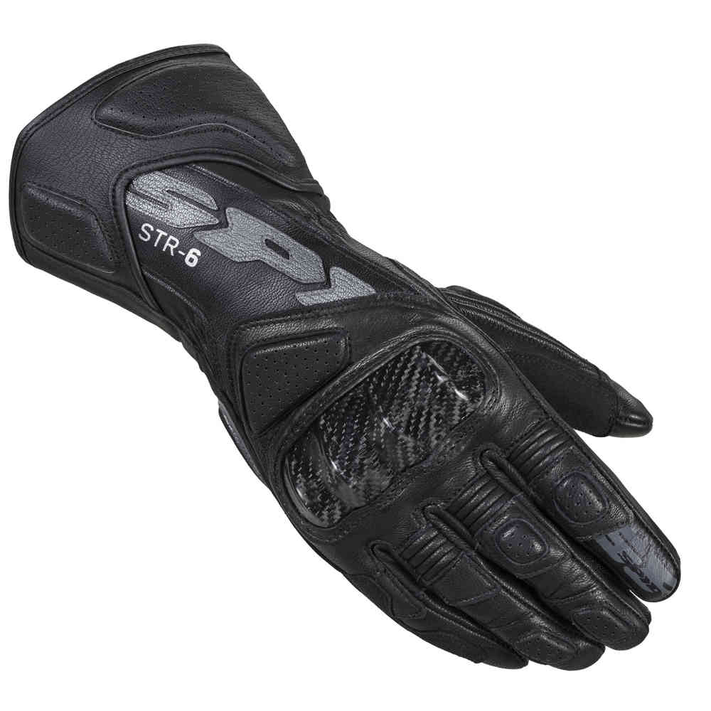 Мотоциклетные перчатки STR-6 Spidi, черный