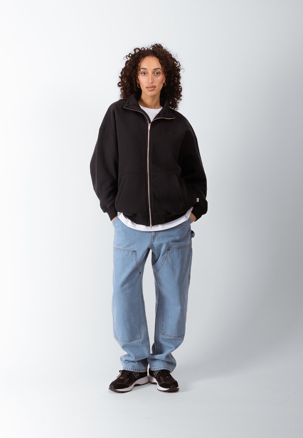

Толстовка LOGO FULL ZIP UNISEX Blkvis, цвет black