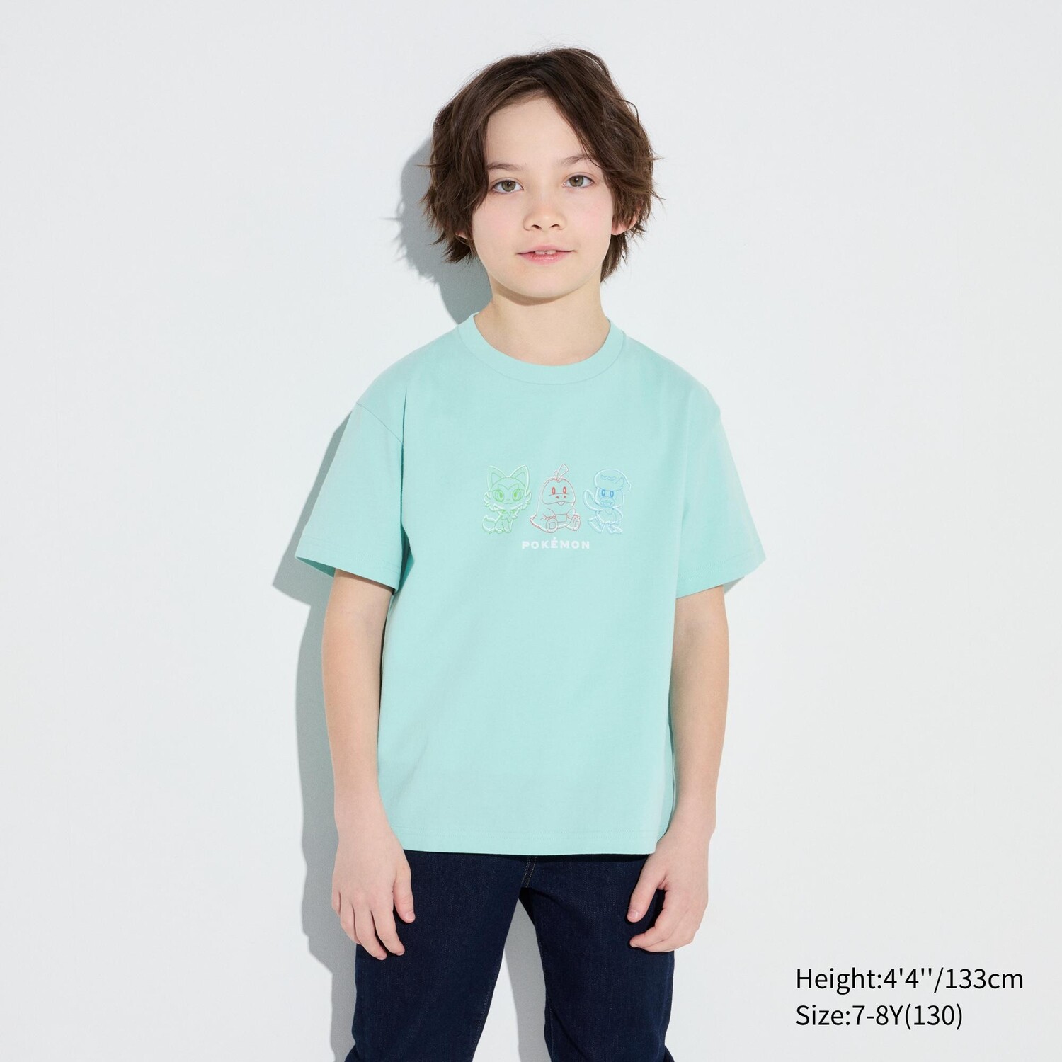 

Футболка UT Pokémon: New Adventure UNIQLO, мятный, Зеленый