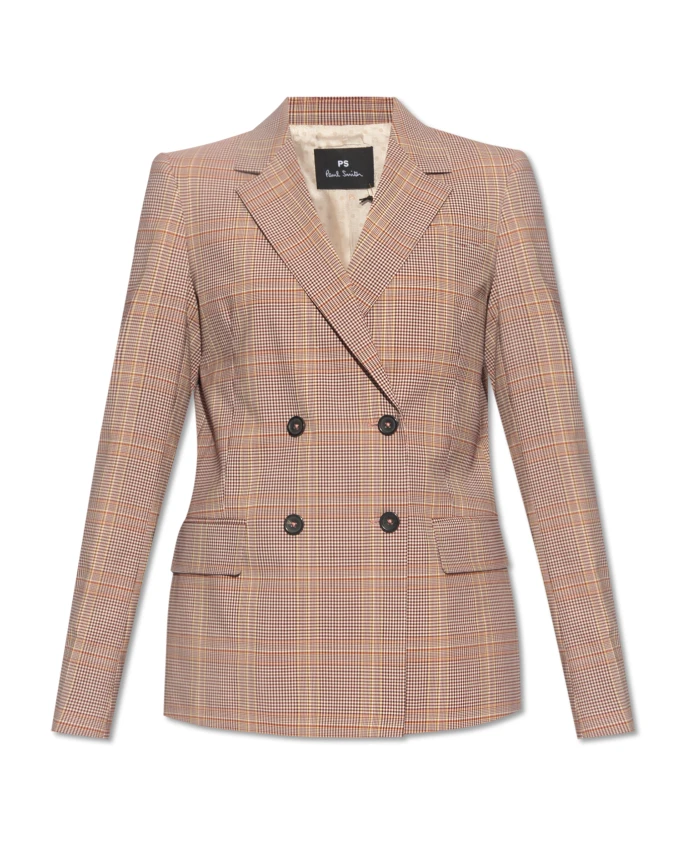 

Блейзер в клетку Ps By Paul Smith, мультиколор