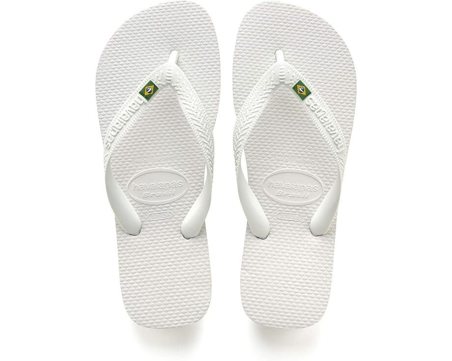 Сандалии Havaianas Brazil Flip Flops, белый