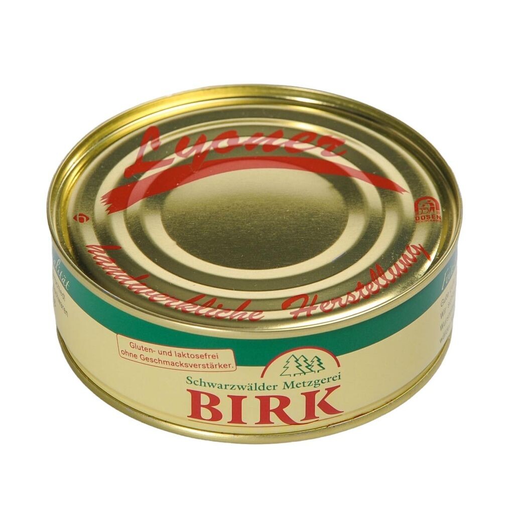 

Колбаса консервированная Лионер Black Forest Metzgerei Birk собственного производства, вес: 200 гр. Schwarzwälder