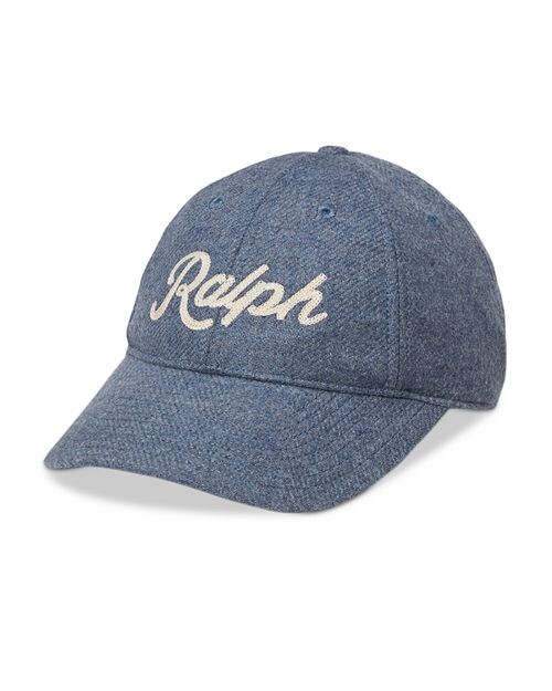 

Бейсболка из шерстяного твила с вышивкой Polo Ralph Lauren, цвет Blue