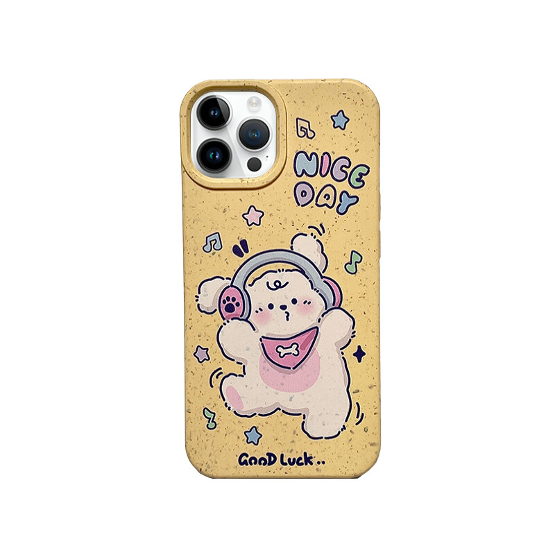 

Чехол для телефона Taowantong Tao Wantong, Degradable shell - yellow - cake eating puppy YX213