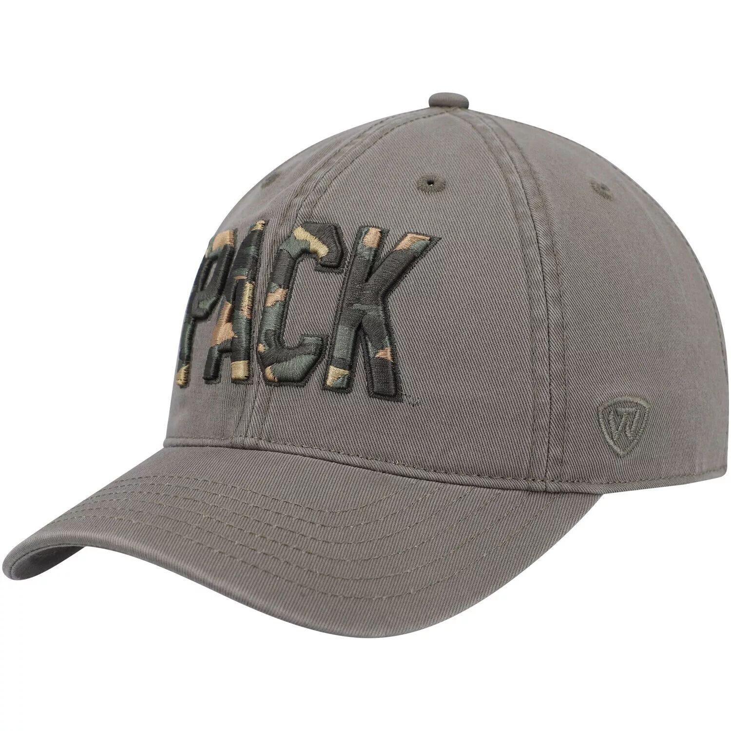 

Мужская регулируемая кепка Top of the World Olive NC State Wolfpack OHT Military Appreciation Unit