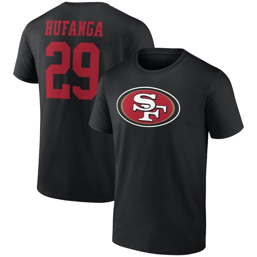 

Футболка с коротким рукавом Fanatics Branded San Francisco 49Ers, черный