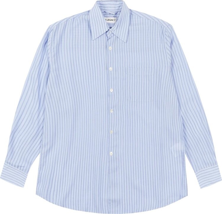 

Рубашка Our Legacy Fluid Tencel Above Button Down 'Blue', синий