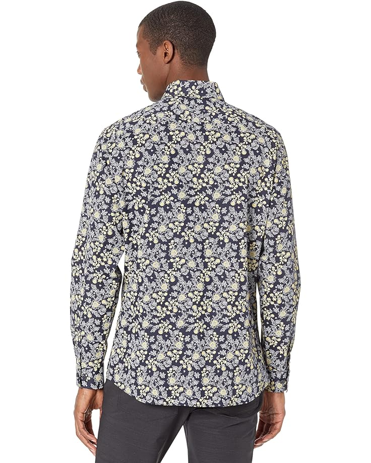 Рубашка Selected Homme Slim Formal Long Sleeve Shirt, цвет Navy Blazer Flower