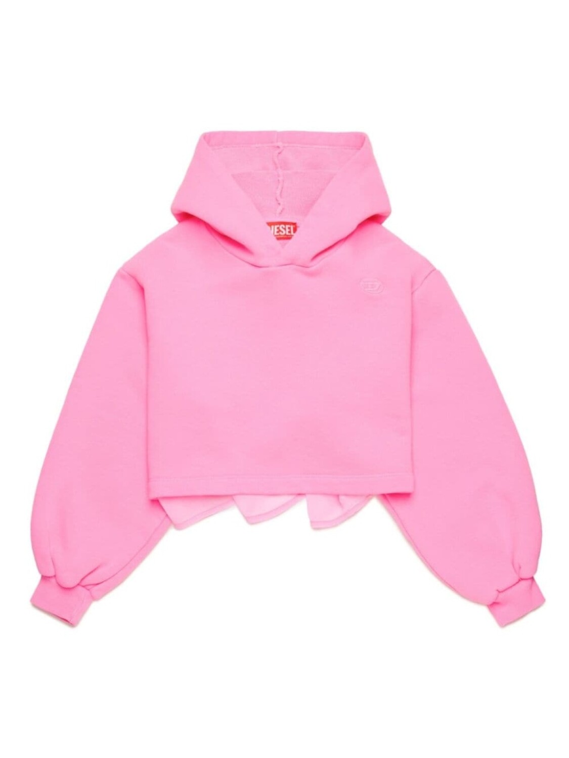 

Diesel худи с шифоновыми вставками, розовый