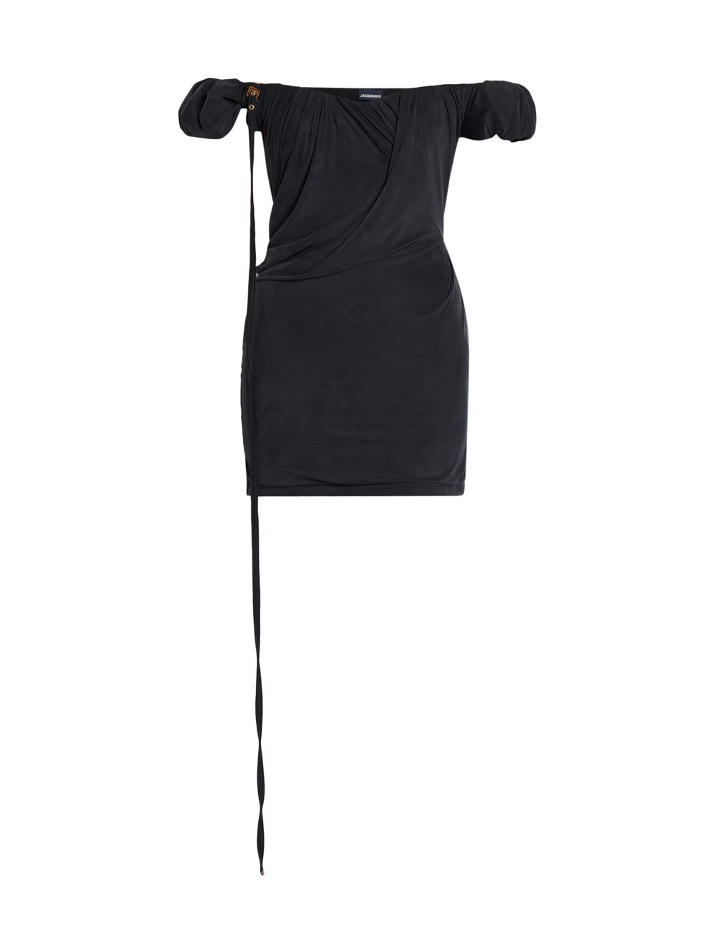 Мини-платье Ciceri с открытыми плечами Jacquemus, черный