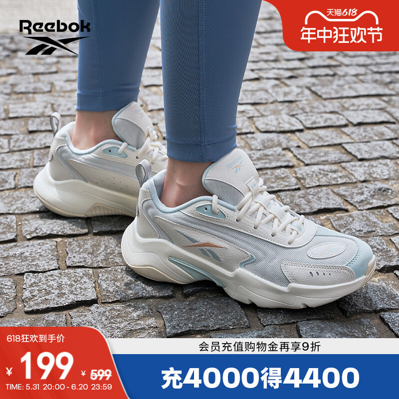 

Кроссовки женские Reebok Vector RunNer классические, белый / синий / светло-серый