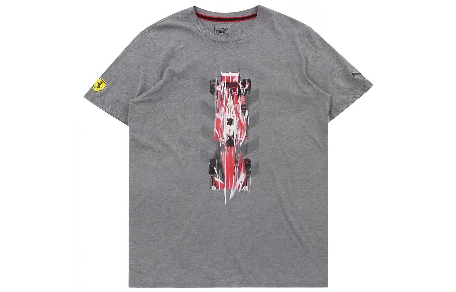 

Мужская футболка Ferrari серая Puma, серый