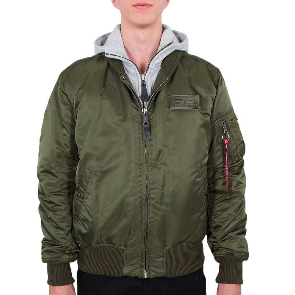 цена Куртка Alpha Industries MA-1 D-Tec, зеленый