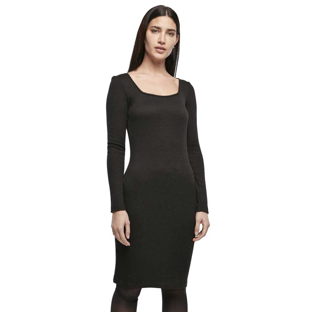 

Короткое платье Urban Classics Long Sleeve, черный