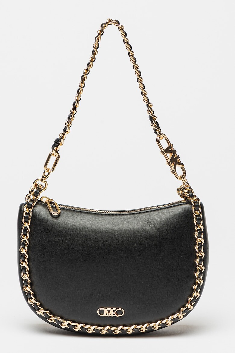 

Кожаная сумка со съемной ручкой-цепочкой Michael Kors, черный