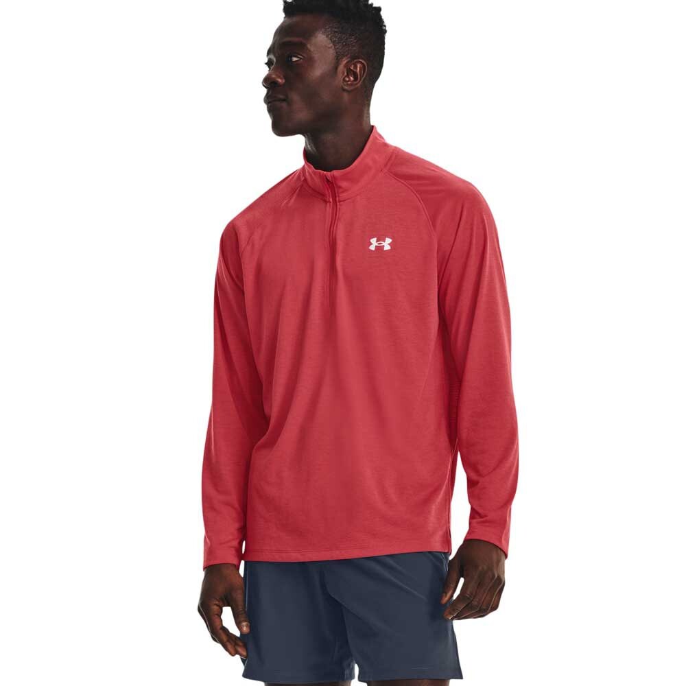 

Футболка Under Armour Streaker Half Zip, красный